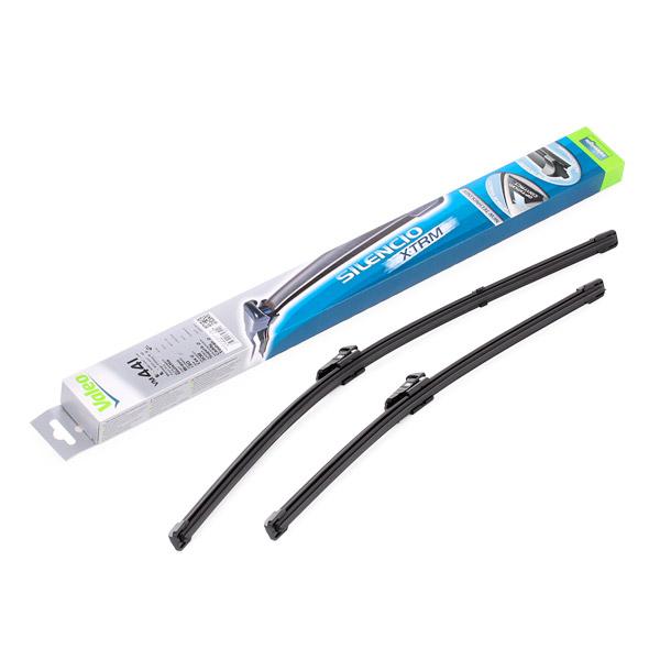 Set stergatoare parbriz VALEO SILENCIO X.TRM FLAT BLADE SET 574641, lungime 600 mm, 450 mm, fara carcasa, cu spoiler
