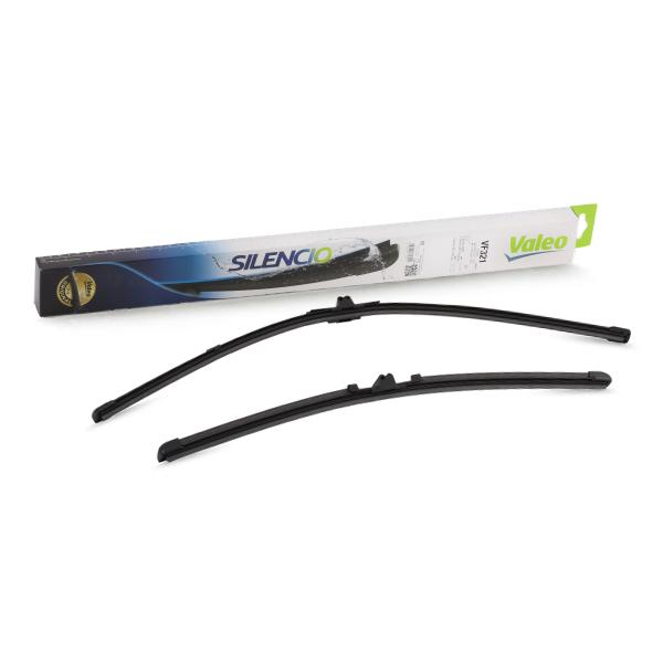 Set stergatoare parbriz VALEO SILENCIO X.TRM FLAT BLADE SET 574321, lungime 600 mm, 475 mm, fara carcasa, cu spoiler