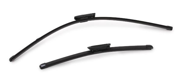 Set stergatoare parbriz VALEO SILENCIO X.TRM FLAT BLADE SET 574653, lungime 650 mm, 400 mm, fara carcasa, cu spoiler
