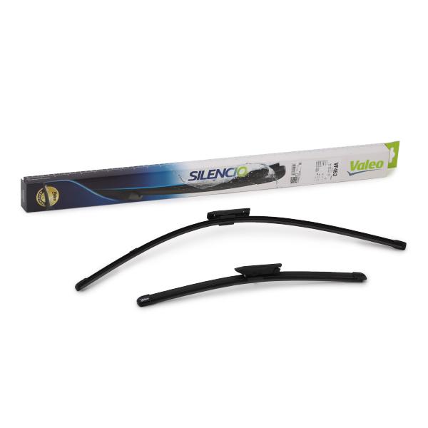 Set stergatoare parbriz VALEO SILENCIO X.TRM FLAT BLADE SET 574653, lungime 650 mm, 400 mm, fara carcasa, cu spoiler
