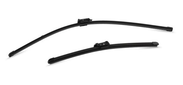 Set stergatoare parbriz VALEO SILENCIO X.TRM FLAT BLADE SET 574668, lungime 650 mm, 400 mm, fara carcasa, cu spoiler
