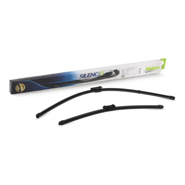 Set stergatoare parbriz VALEO SILENCIO X.TRM FLAT BLADE SET 574707, lungime 650 mm, 450 mm, fara carcasa, cu spoiler