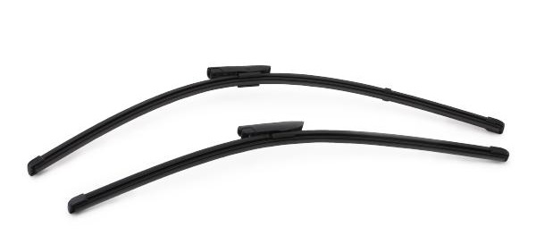 Set stergatoare parbriz VALEO SILENCIO X.TRM FLAT BLADE SET 574357, lungime 650 mm, 550 mm, fara carcasa, cu spoiler
