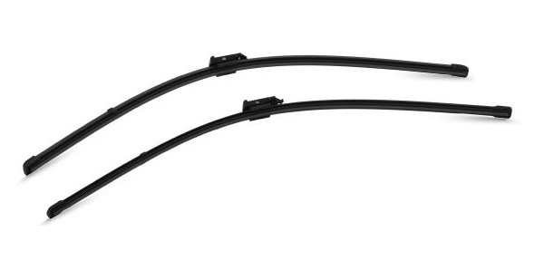 Set stergatoare parbriz VALEO SILENCIO X.TRM FLAT BLADE SET 574673, lungime 650 mm, fara carcasa, cu spoiler