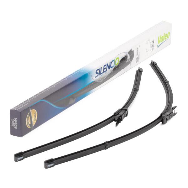 Set stergatoare parbriz VALEO SILENCIO X.TRM FLAT BLADE SET 574322, lungime 700 mm, 600 mm, fara carcasa, cu spoiler