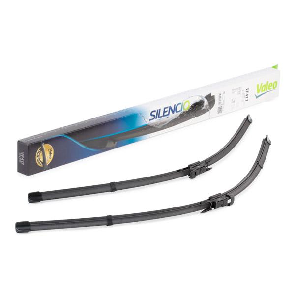 Set stergatoare parbriz VALEO SILENCIO X.TRM FLAT BLADE SET 574355, lungime 700 mm, 650 mm, fara carcasa, cu spoiler