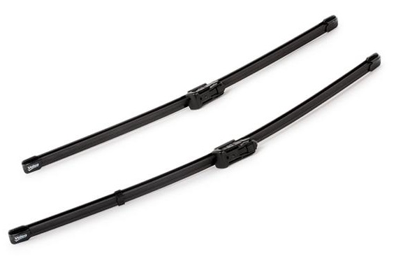 Set stergatoare parbriz VALEO SILENCIO X.TRM FLAT BLADE SET 574382, lungime 530 mm, 475 mm, fara carcasa, cu spoiler