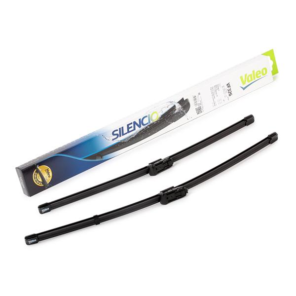 Set stergatoare parbriz VALEO SILENCIO X.TRM FLAT BLADE SET 574382, lungime 530 mm, 475 mm, fara carcasa, cu spoiler