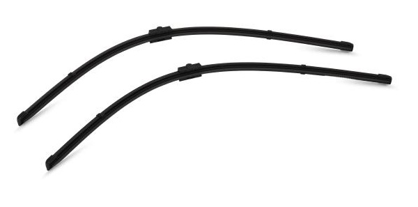 Set stergatoare parbriz VALEO SILENCIO X.TRM FLAT BLADE SET 574310, lungime 700 mm, fara carcasa, cu spoiler