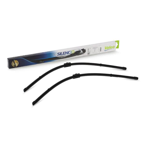 Set stergatoare parbriz VALEO SILENCIO X.TRM FLAT BLADE SET 574310, lungime 700 mm, fara carcasa, cu spoiler