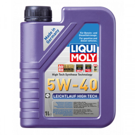 Ulei motor LIQUI MOLY Leichtlauf High Tech 5W40 2327, volum 1 litru, sintetic