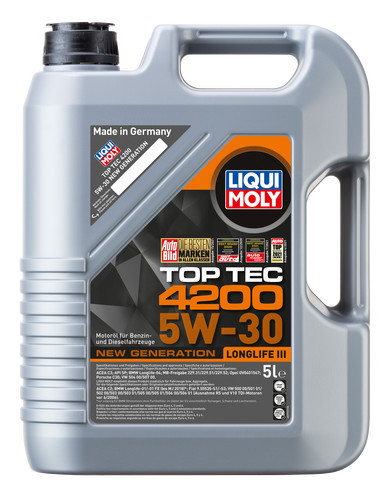 Ulei motor LIQUI MOLY Top Tec 4200 5W30 8973, volum 5 litri, sintetic