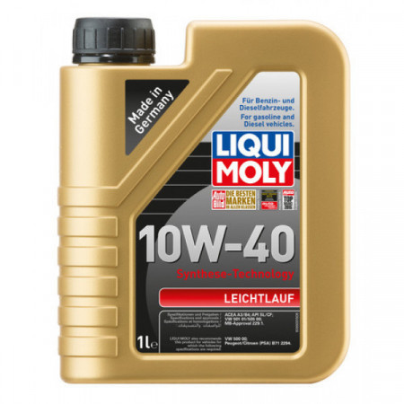 Ulei motor LIQUI MOLY Leichtlauf 10W40 9500, volum 1 litru, mineral