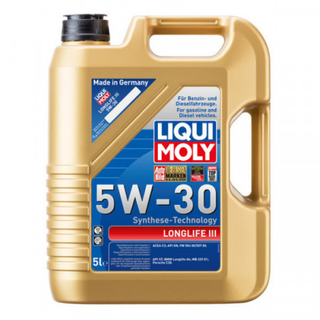 Ulei motor LIQUI MOLY Longlife III 5W30 20822, volum 5 litri, sintetic