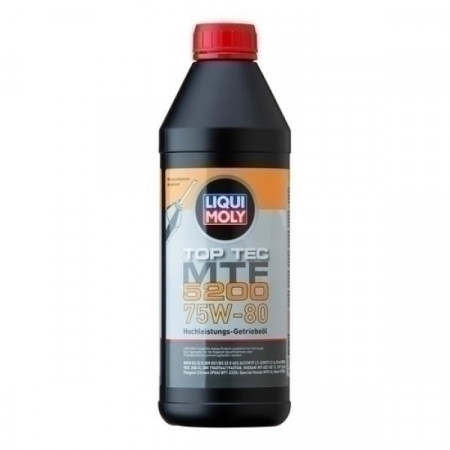 Ulei pentru cutii de viteze transaxle, manuale, de distributie, LIQUI MOLY TOP TEC MTF 5200 21688 75W80, volum 1 litru, sintetic