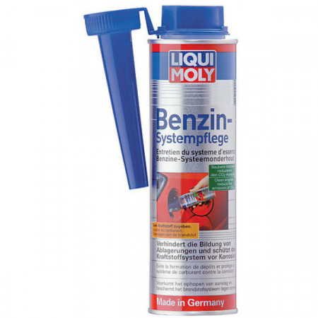 Aditiv benzina LIQUI MOLY 5108, volum 300 ml, culoare galbui, clasa inflamabilitate A lll, pentru ingrijirea sistemului de injectie