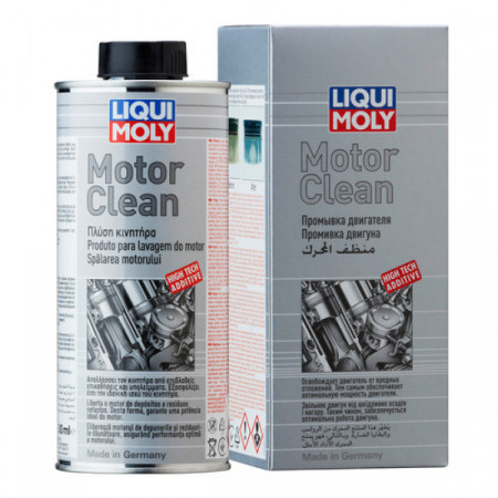 Aditiv LIQUI MOLY Motor Clean 1883, volum 500 ml, culoare galben-maroniu, pentru curatarea interioara a motorului
