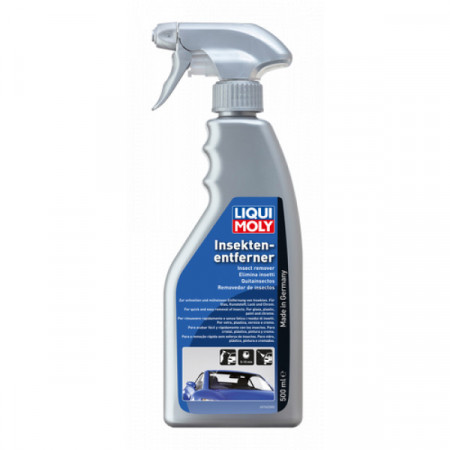 Solutie pentru indepartare insecte LIQUI MOLY 1543, volum 500 ml, pentru suprafate de sticla, plastic, vopsea si crom