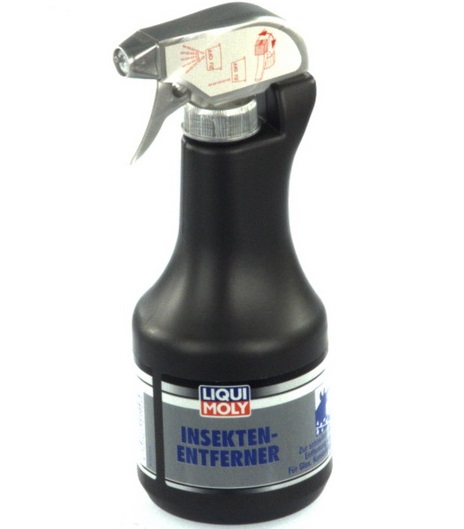 Solutie pentru indepartare insecte LIQUI MOLY 1543, volum 500 ml, pentru suprafate de sticla, plastic, vopsea si crom