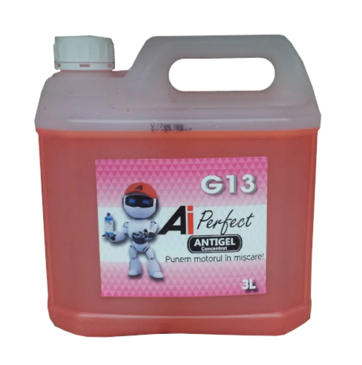 Antigel concentrat AI PERFECT G13, G12 EVO 100AIPG133, mov, volum 3 litri, raport diluare 1:1, temperatura minima acceptata -36 Celsius