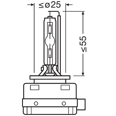 Bec xenon OSRAM Xenarc Original 66140-1SCB, D1S, putere 35W, tensiune 85V, soclu Pk32d-2, 3200 lm, 4300 K