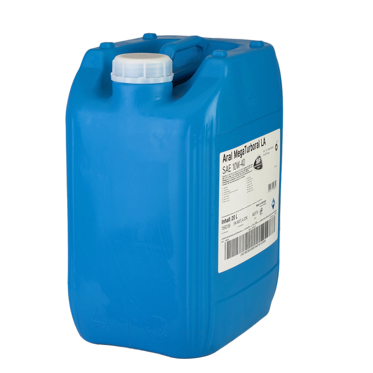 Ulei motor ARAL MegaTurboral LA 10W40 15AB01, volum 20 litri, semi-sintetic