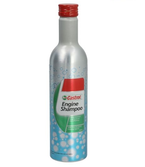Aditiv CASTROL Engine Shampoo 15CF7C, 300 ml, pentru indepartarea depunerilor din motor