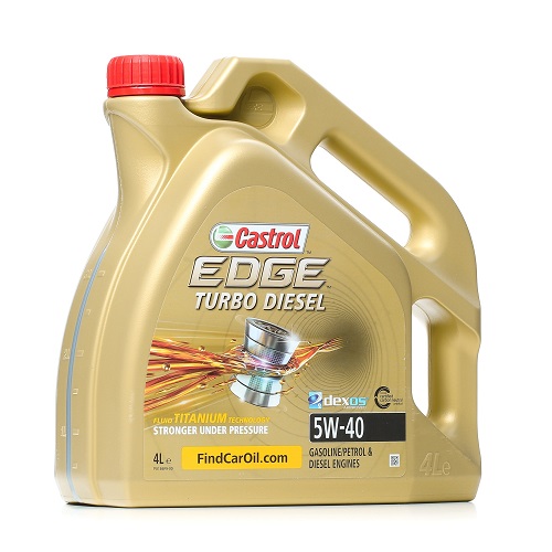 Ulei motor CASTROL EDGE Turbo Diesel 5W40 1535BA, volum 4 Iitri, sintetic