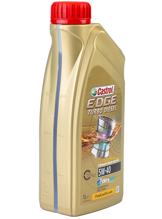 Ulei motor Castrol EDGE, TURBO DIESEL, 5W-40, 1 litru