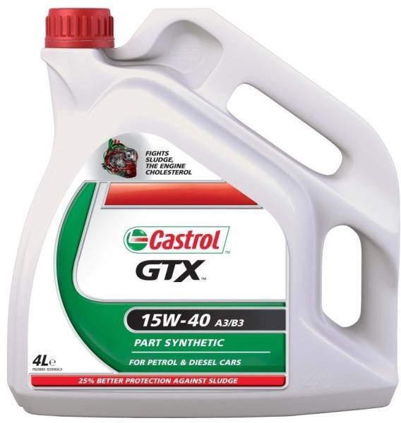 Ulei motor CASTROL GTX A3/B3 15W40 14F732, volum 4 litri, sintetic