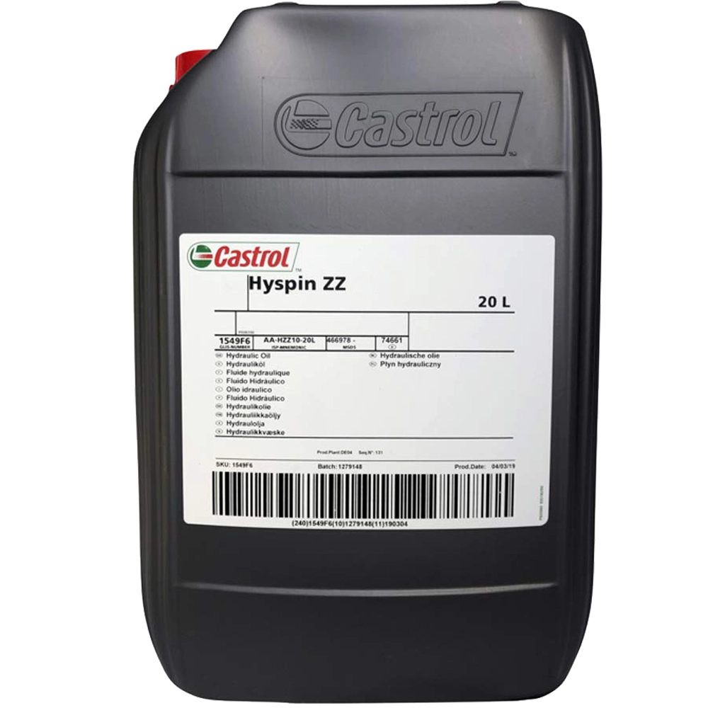Ulei hidraulic CASTROL Hyspin ZZ 46 14FAF8, volum 20 litri, aditivi fara zinc