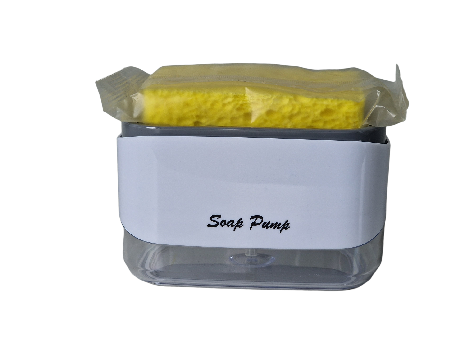 Dispenser de sapun cu burete ELEFANT 11997, design ergonomic