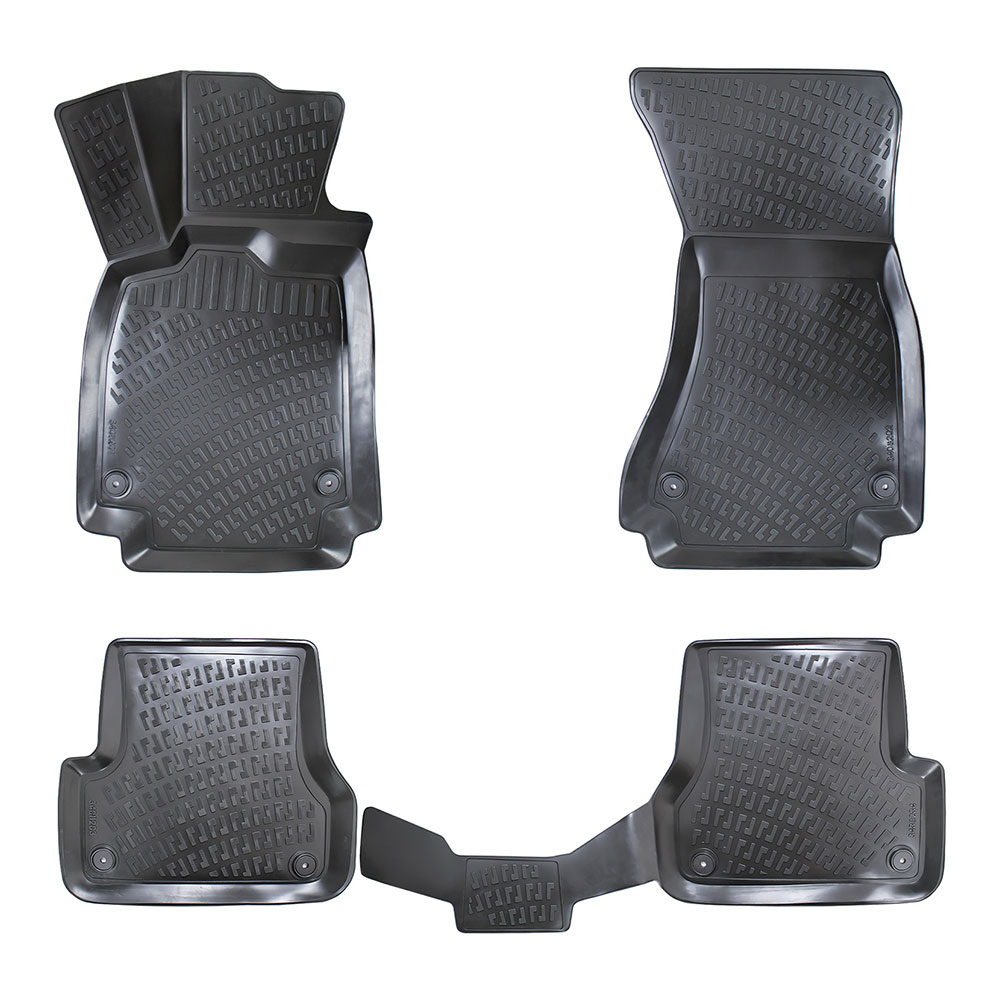 Set covorase auto din cauciuc UMBRELLA 74436, pentru Audi A6 C7 (Typ 4G) 2011-2015 / C7 Facelift 2015-2018