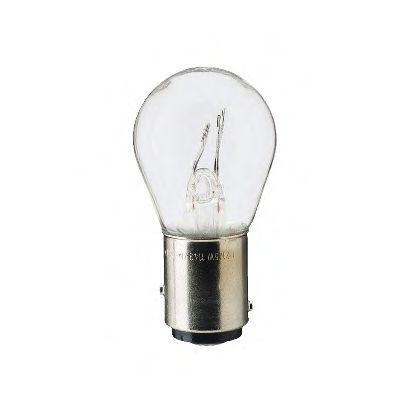 Set 2 becuri semnalizator PHILIPS LongLife EcoVision 12499LLECOB2, 12V, 21/5W, lampa sferica, P21/5W, BAY15d