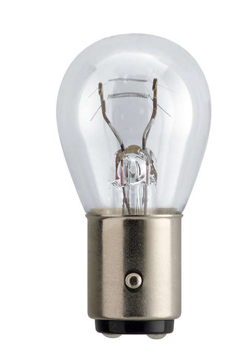Set 2 becuri semnalizator PHILIPS VisionPlus 12499VPB2, 12V, 21/5W, lampa sferica, P21/5W, BAY15d
