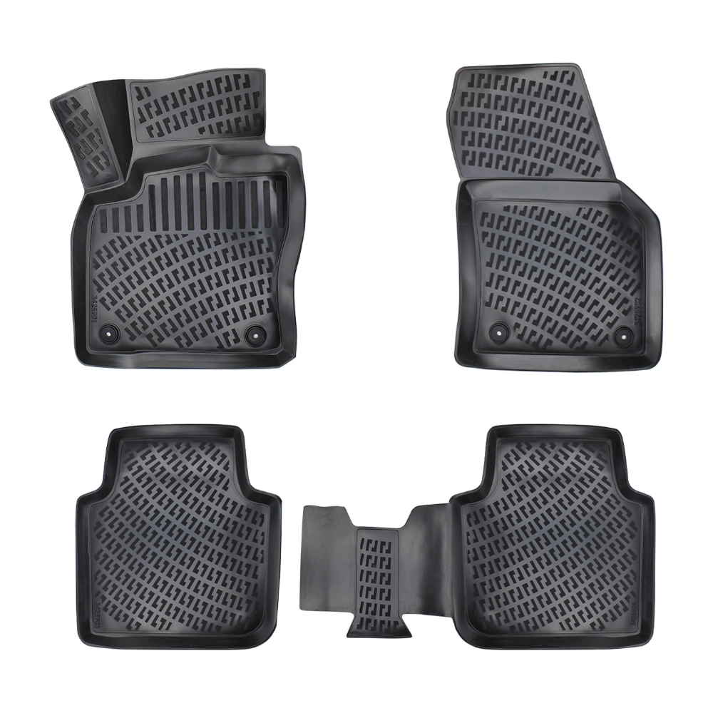 Set covorase auto din cauciuc UMBRELLA 60308, pentru Volkswagen Tiguan (II) All Space (Lwb) 2016-