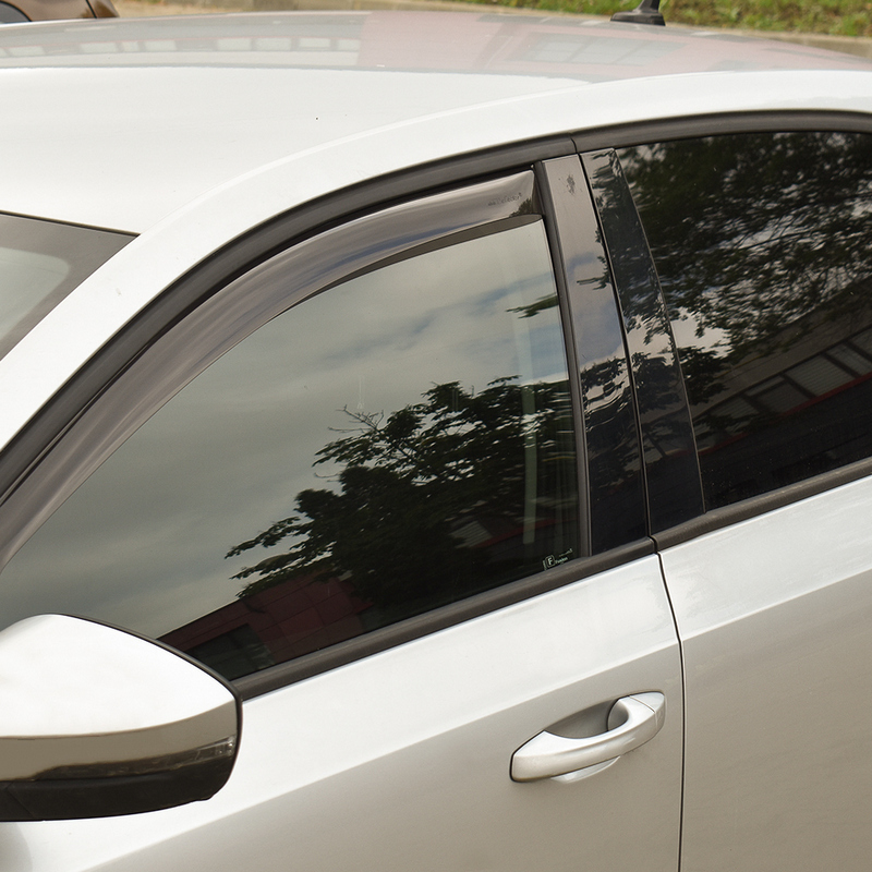 Set deflectoare aer, paravanturi auto, fata, FARAD 96580, pentru Volkswagen Tiguan 2016-