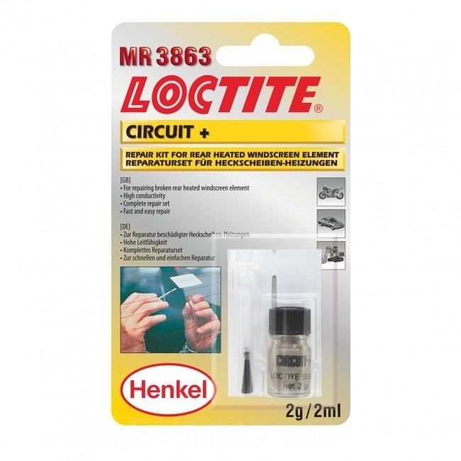 Adeziv LOCTITE Circuit+ MR 3863 1151364, recipient 2 grame, pentru reparatie circuit dezaburire luneta