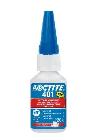 Adeziv rapid universal LOCTITE 401 BO 1925273, recipient 20 grame, pentru metal, plastic, lemn, hartie, textil