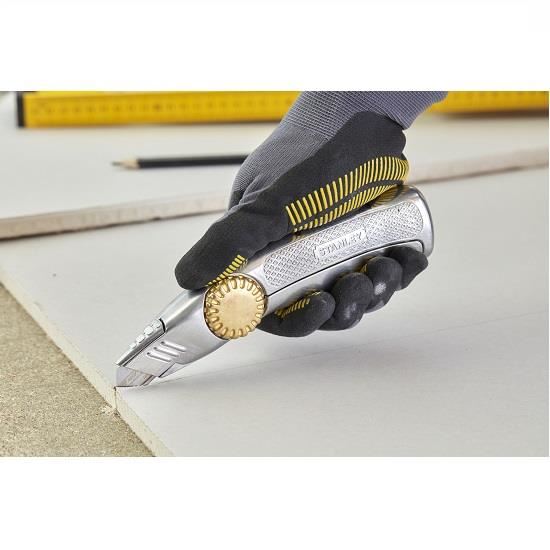 Cutter STANLEY FatMax cu lama fixa, 205 mm, 10 lame incluse