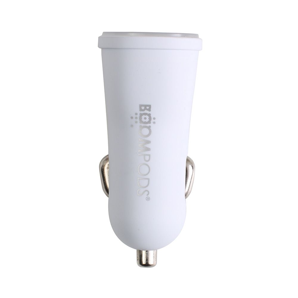 Incarcator auto BOOMPODS CC5WHT, 3.4 A, led indicator, incarcare rapida, alb