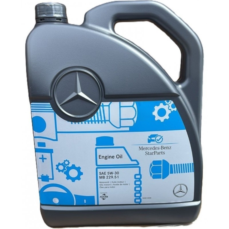 Ulei motor MERCEDES BENZ MB229.51 5W30, volum 5 litri, sintetic