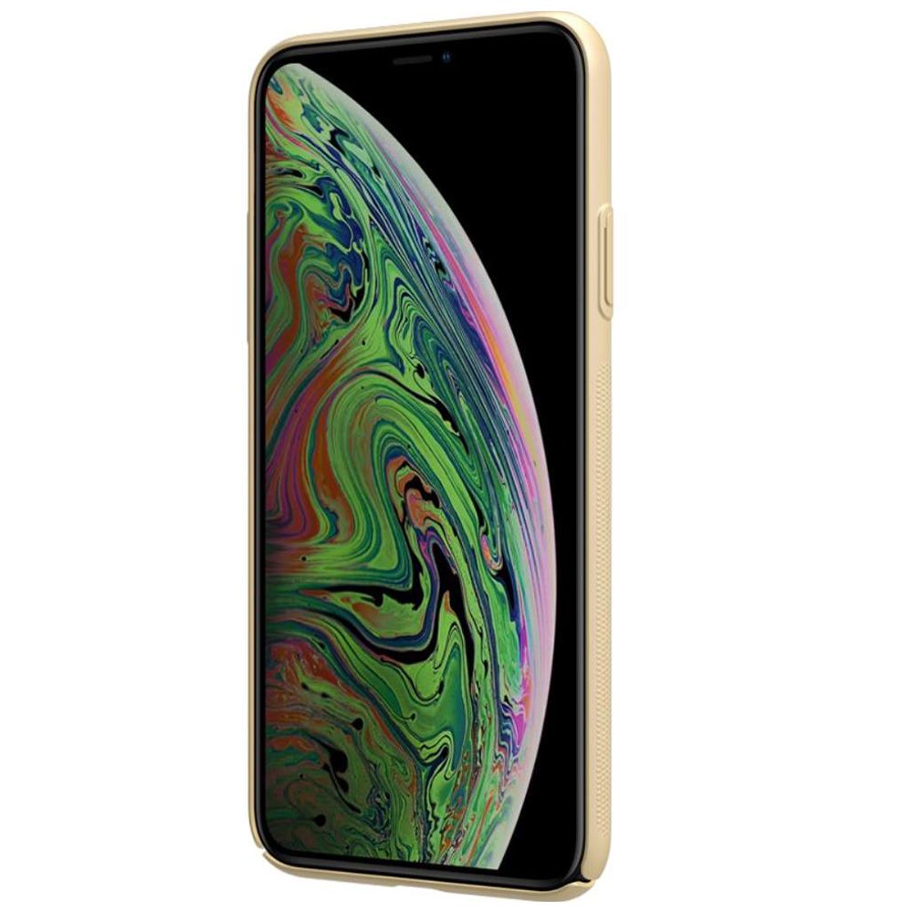 Husa pentru telefon iPhone 11 Pro NILLKIN NHSFSIXIPAR, Super Frosted Shield Auriu, policarbonat