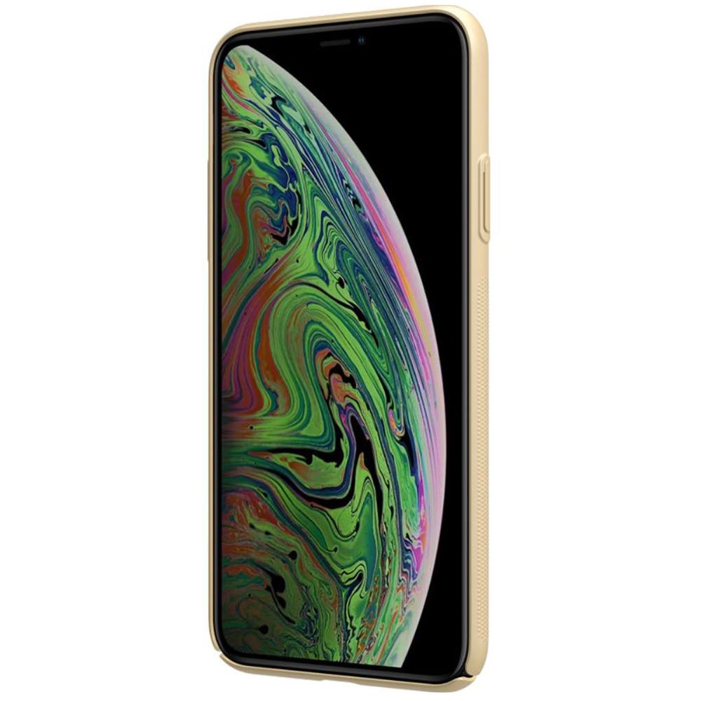 Husa pentru telefon iPhone 11 Pro Max NILLKIN NHSFSIXIPMAR, Super Frosted Shield Auriu, policarbonat
