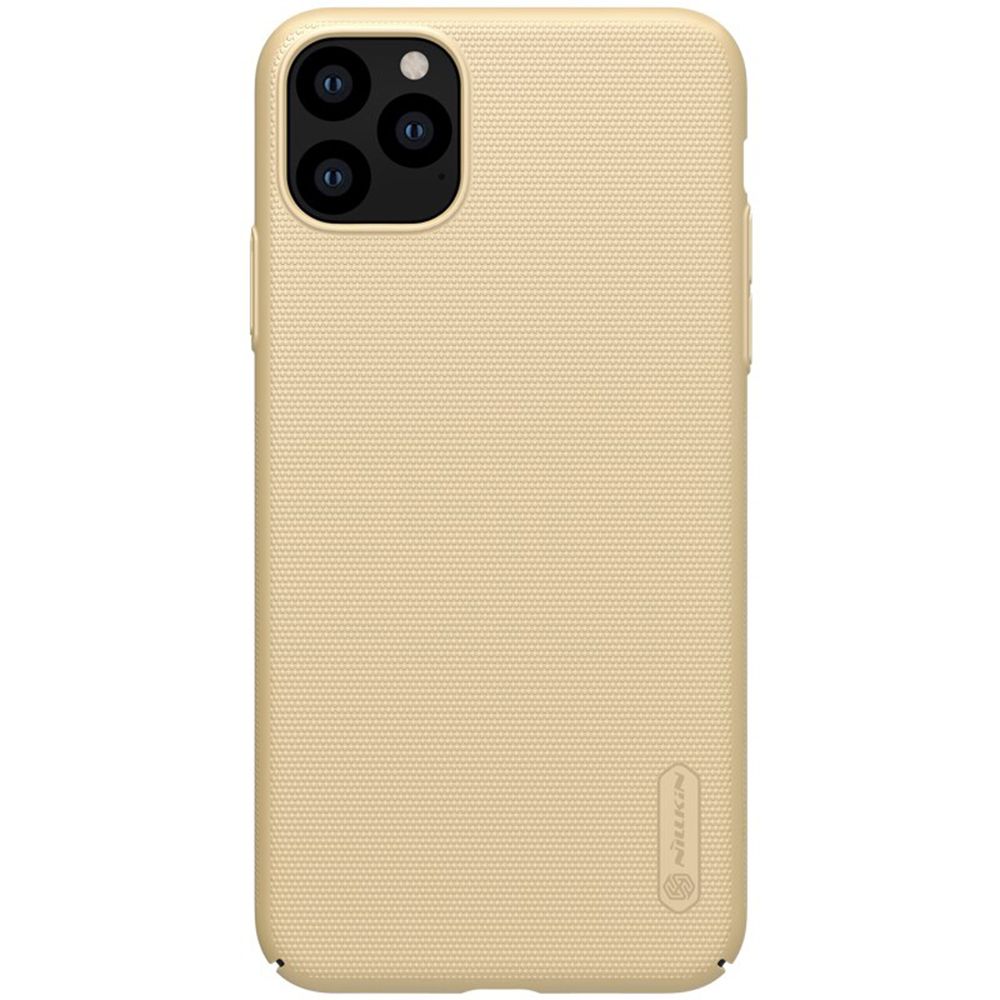 Husa pentru telefon iPhone 11 Pro Max NILLKIN NHSFSIXIPMAR, Super Frosted Shield Auriu, policarbonat