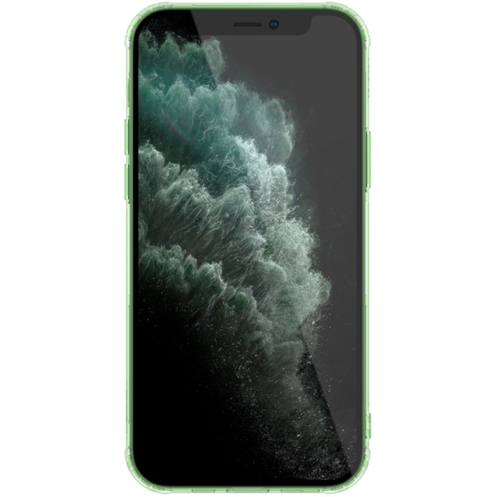 Husa pentru telefon iPhone 12 / 12 Pro NILLKIN EDA00747602C, Nature TPU Soft Green, verde