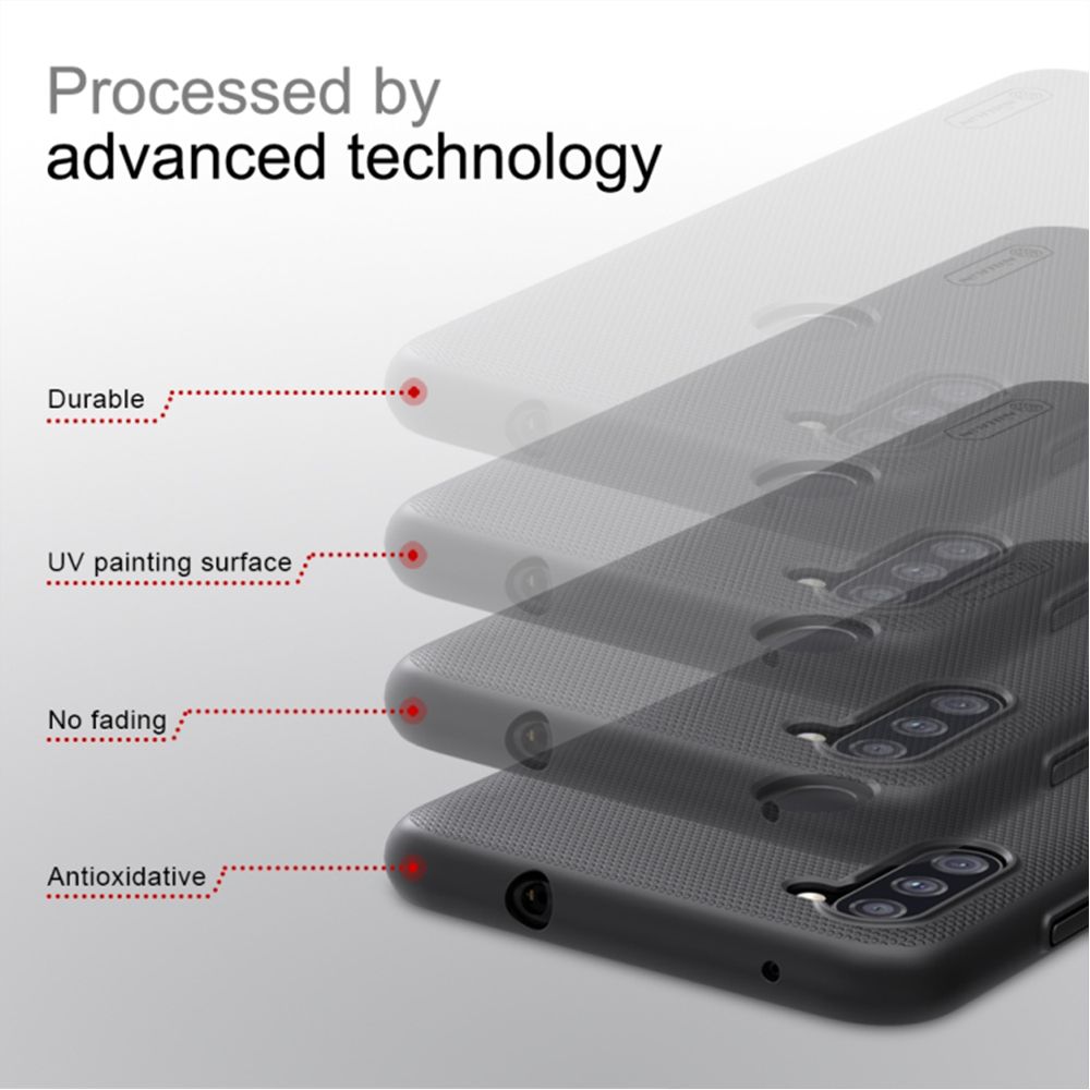 Husa pentru telefon Samsung Galaxy A11 NILLKIN EDA00399302A, Frosted Concave Black, negru