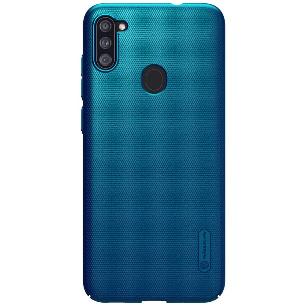 Husa pentru telefon Samsung Galaxy A11 NILLKIN EDA00399302D, Frosted Concave Blue, albastru