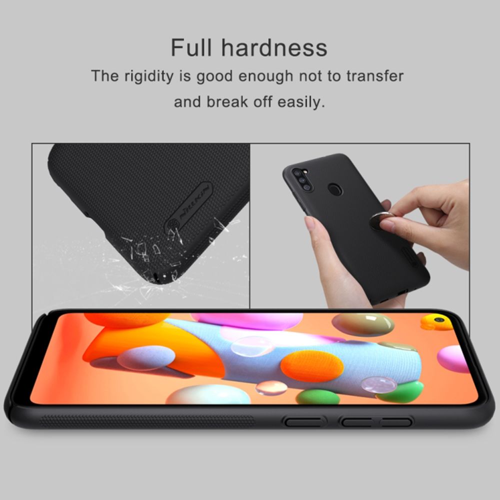 Husa pentru telefon Samsung Galaxy A11 NILLKIN EDA00399302D, Frosted Concave Blue, albastru