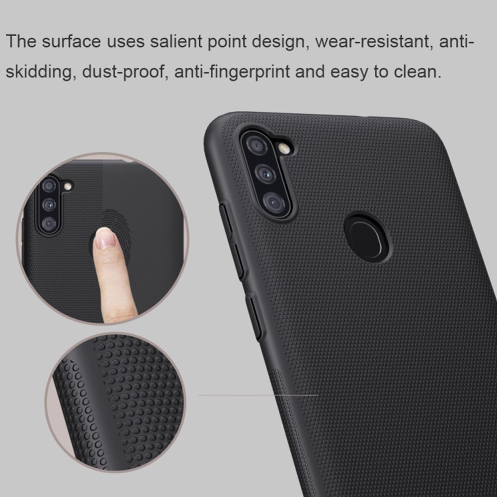 Husa pentru telefon Samsung Galaxy A11 NILLKIN EDA00399302D, Frosted Concave Blue, albastru